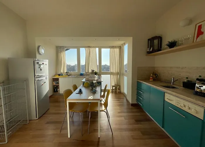 Stunning Terrace With Mole View - Via Po, Ac&lift Lägenhet