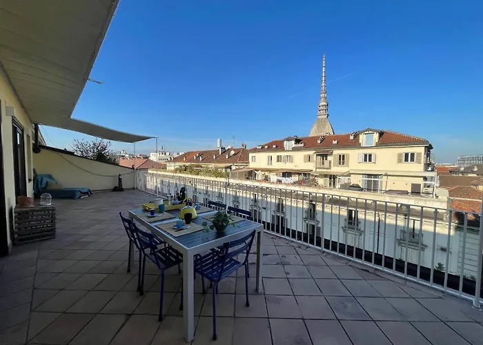 Stunning Terrace With Mole View - Via Po, Ac&lift Turín