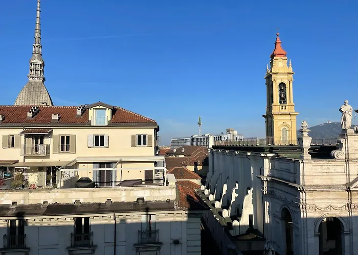 Stunning Terrace With Mole View - Via Po, Ac&lift Turin
